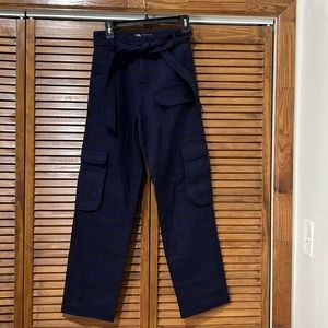 Zara Plaid Cargo Pants